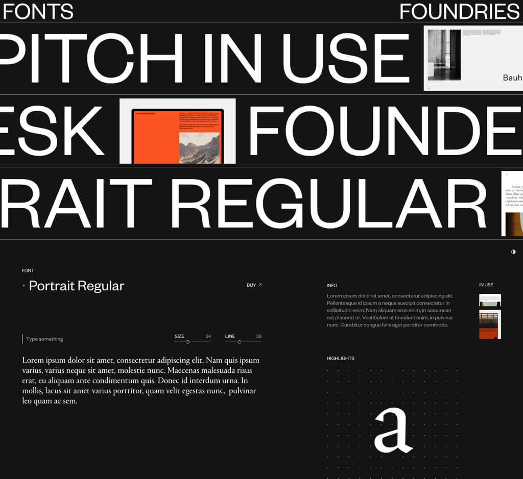 Typography example